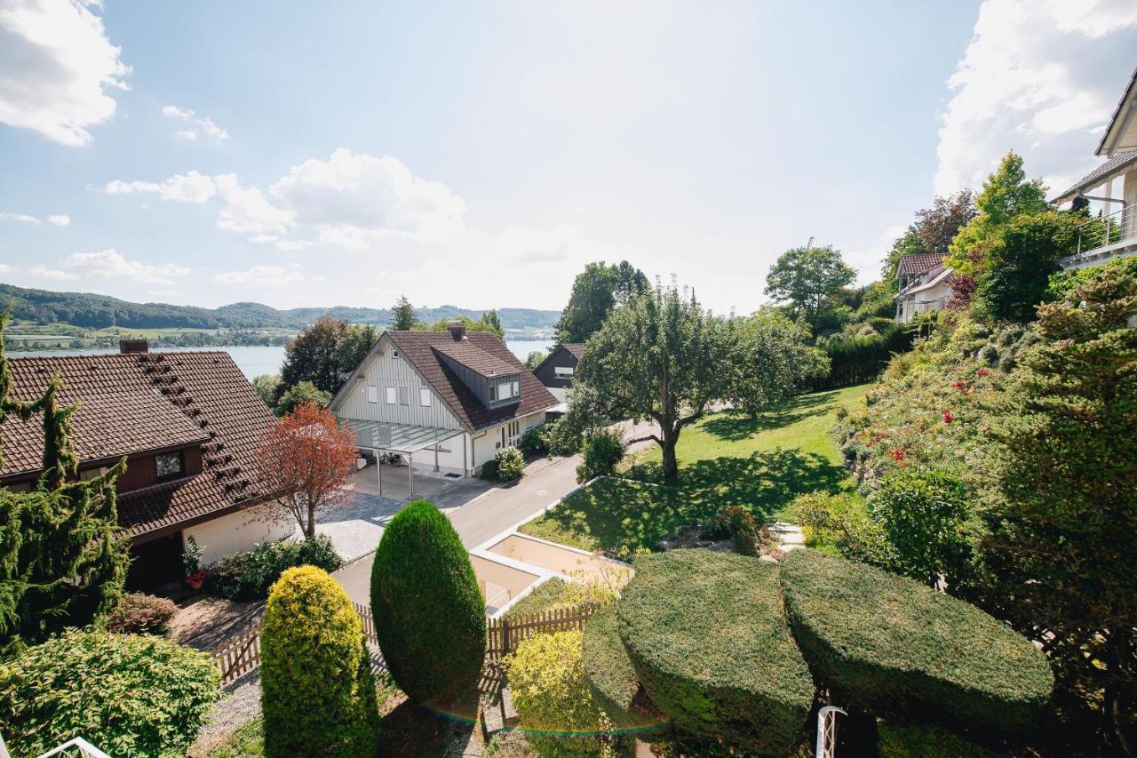 Ferienwohnung Menzer Am See Ohningen Bagian luar foto